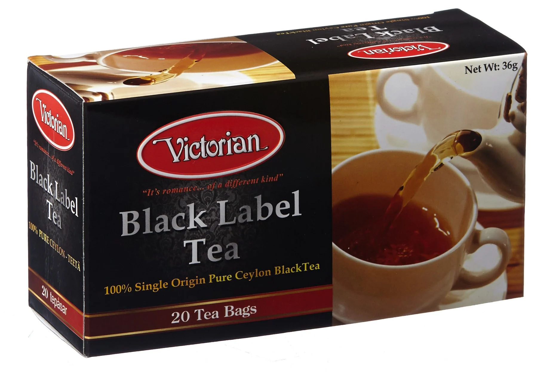 Victorian Ceylon Black Label Tea 20pcs